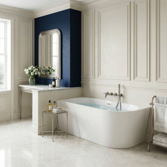 REA Rohová akrylová vaňa SYDNEY BELLANTO LEFT 150cm KPL-W6250