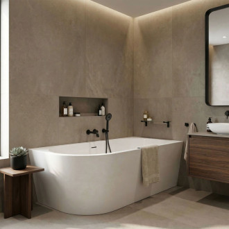 REA Rohová akrylová vaňa SYDNEY BELLANTO RIGHT 170cm KPL-W8900