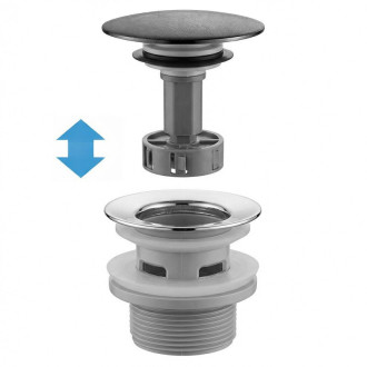 REA Umývadlový sifón s univerzálnym výpustom click-clack Flow Titan REA-A9494