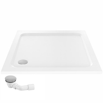 REA Sprchová akrylová vanička Belmond White 80x80 KPL-14370