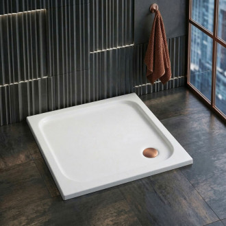 REA Sprchová akrylová vanička Belmond White 90x90 KPL-14371