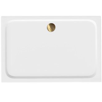 REA Sprchová akrylová vanička Belmond White 80x100 KPL-04372