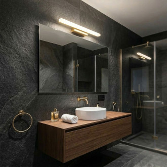 REA Nástenné svietidlo LED 60CM APP1849-1W GOLD OSW-66003