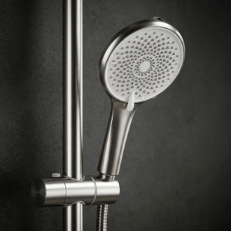 REA Sprchový set Rivo Brush Nickel REA-P9498