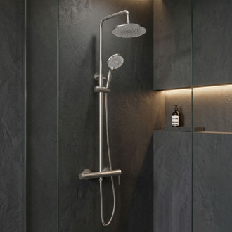 REA Sprchový set Rivo Brush Nickel REA-P9498