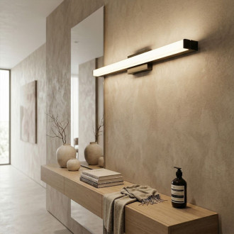 REA Nástenné svietidlo LED 80CM APP1856-1W BLACK OSW-66009