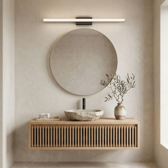 REA Nástenné svietidlo LED 80CM APP1856-1W BLACK OSW-66009