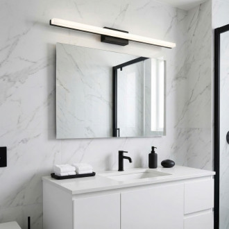 REA Nástenné svietidlo LED 80CM APP1856-1W BLACK OSW-66009