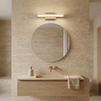 REA Nástenné svietidlo LED 42CM APP1851-1W BRUSH GOLD OSW-66005