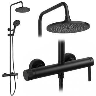 REA Sprchový set Rivo Black REA-P9499