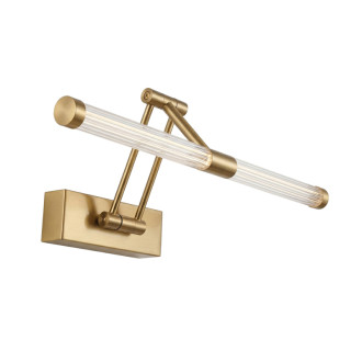 REA Kúpeľňové nástenné LED svietidlo APP1899-1W 40cm BRUSH GOLD OSW-66054