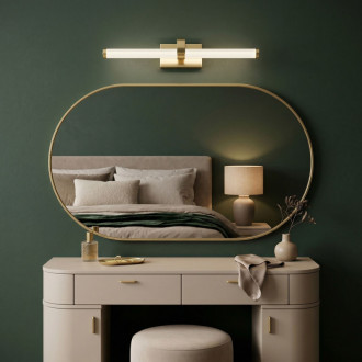 REA Kúpeľňové nástenné LED svietidlo APP1886-1W 60cm BRUSH GOLD OSW-66041