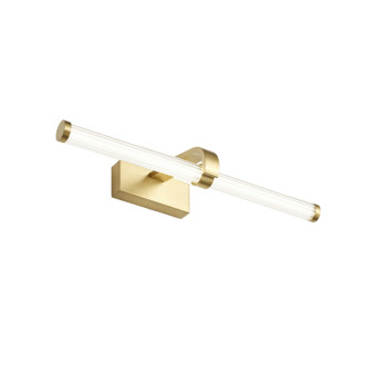 REA Kúpeľňové nástenné LED svietidlo APP1885-1W 40cm BRUSH GOLD OSW-66040