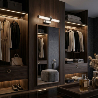 REA Kúpeľňové nástenné LED svietidlo APP1881-1W 40cm CHROME OSW-66036