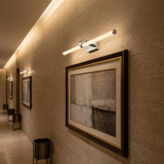 REA Kúpeľňové nástenné LED svietidlo APP1882-1W 60cm CHROME OSW-66037