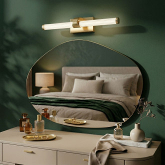 REA Kúpeľňové nástenné LED svietidlo APP1883-1W 40cm GOLD OSW-66038