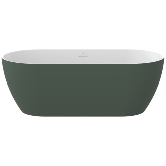 Vaňa Freedom O Tec (Vaňa Freedom O Tec 170x77 voľne stojaca, Grey Green/biela, krytka odtoku biela)