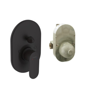 Vaňová batéria Hansgrohe Vernis Blend vrátane podomietkového telesa matná čierna 71473670