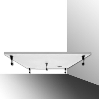 Sprchová vanička obdĺžniková Roth Marmo Neo 130x90 cm liaty mramor MAN SQ 130090 2E