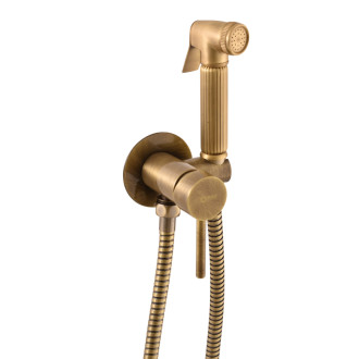 RAV SLEZÁK SEINA Batéria bidetová vstavaná s kovovou sprchou stará mosadz SE843/1SM