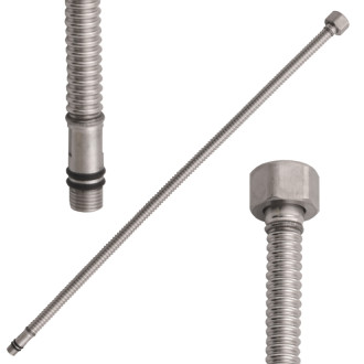 RAV SLEZÁK flexibilná hadica (vlnovec) M10x1 G 3/8 40 cm nerez IT0438