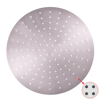 RAV SLEZÁK SLIM hlavová sprcha so 4-otvorovými tryskami pr. 300 mm - nerez chróm KS0001/4