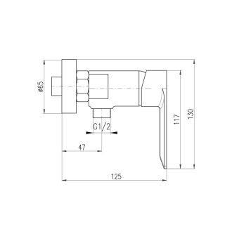 RAV SLEZÁK NIL Batéria sprchová - rozstup 150 mm čierna - matná NL181.5CMAT