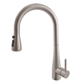 RAV SLEZÁK Batéria drezová stojanková s vyťahovacou sprchou inox SE910.5IN