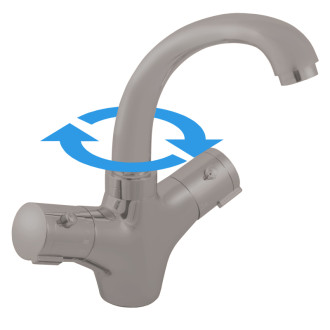 RAV SLEZÁK Batéria termostatická vaňová metal grey lesklá TRM54.5MGL