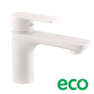 RAV Slezák VLTAVA - Umývadlová batéria bez výpuste, Biela matná VT426.0BMAT