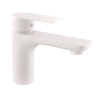 RAV Slezák VLTAVA - Umývadlová batéria bez výpuste, Biela matná VT426.0BMAT