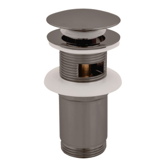 RAV Sliezák "Výpust umývadlový CLICK-CLACK 5/4"", Metal Grey - kartáčovaný MD0484MGK"