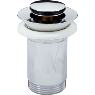 RAV SLEZÁK výpust umývadlový CLICK-CLACK 5/4“ - malá zátka - celokovová MD0483