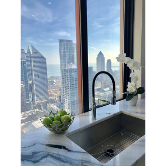 RAV SLEZÁK ZAMBEZI Batéria drezová stojanková so sprchou a hadicou - výška 460 mm ZA017.5