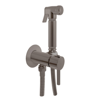 RAV SLEZÁK SEINA Batéria bidetová s kovovou sprchou metal grey - kartáčovaná SE843/1MGK