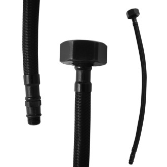 RAV SLEZÁK flexi hadica M10x1x1/2“ - dĺžka 35 cm - čierna matná IF0012CMAT