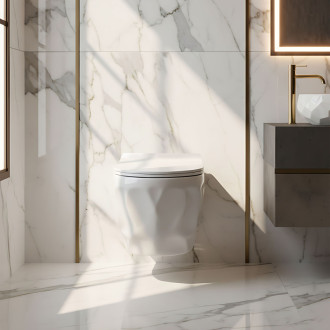 REA Závesná WC misa Gustavo Rimless REA-C1652