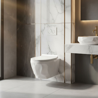 REA Závesná WC misa Gustavo Rimless REA-C1652