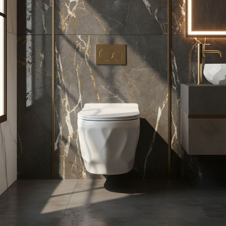 REA Závesná WC misa Gustavo Rimless REA-C1652