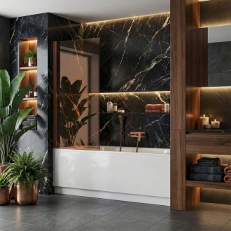 REA Paraván vaňový Elegant Brush Copper 70 REA-W5694