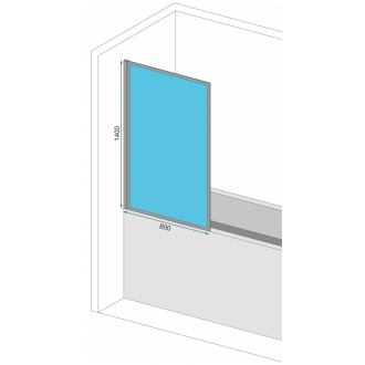 REA Paraván vaňový Elegant Brush Copper 80 REA-W5695