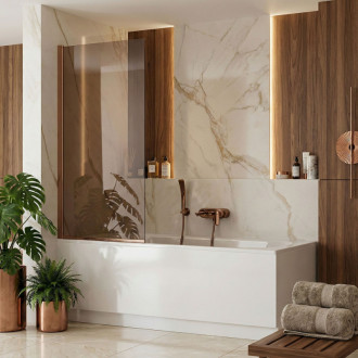 REA Paraván vaňový Elegant Brush Copper 80 REA-W5695