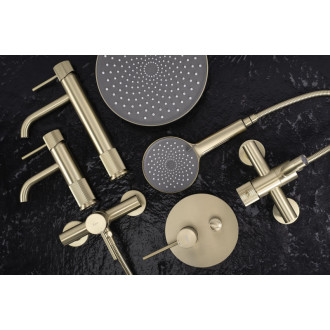 REA Sprchová batéria Lungo Stripe BRUSH GOLD REA-B9490