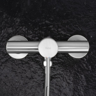 REA Sprchová batéria Lungo Stripe BRUSH NICKEL REA-B9491