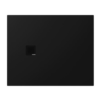 Sprchová vanička obdĺžniková Polysan Treneca 110x90 cm liaty mramor čierna 84314.21