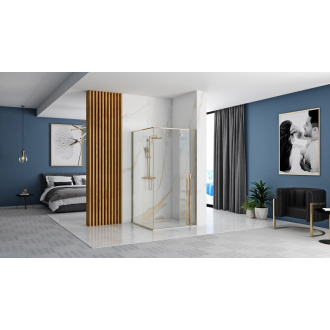 Rea Sprchovací kút Fargo L.Gold 90x90 REA-K4903