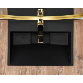 REA Konglomerátové umývadlo Goya 50 Black REA-U8778