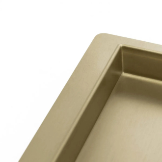 Rea Žľab s roštom Neo Slim L.Gold Pro-800 Mirror