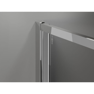 Sprchovací kút Mexen Exo skladací 85 x 120 cm, priehľadný, chróm - 816-085-120-01-00