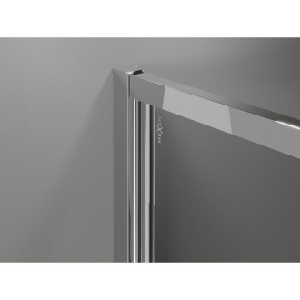 Sprchovací kút Mexen Exo s výklopným mechanizmom 75 x 110 cm, priehľadný, chróm - 817-075-110-01-00